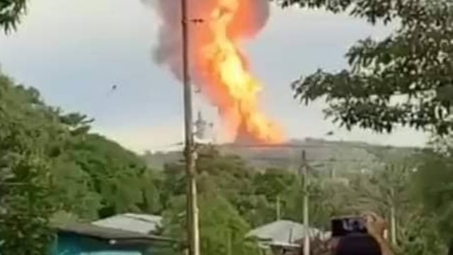 Erupción de volcán en Colombia