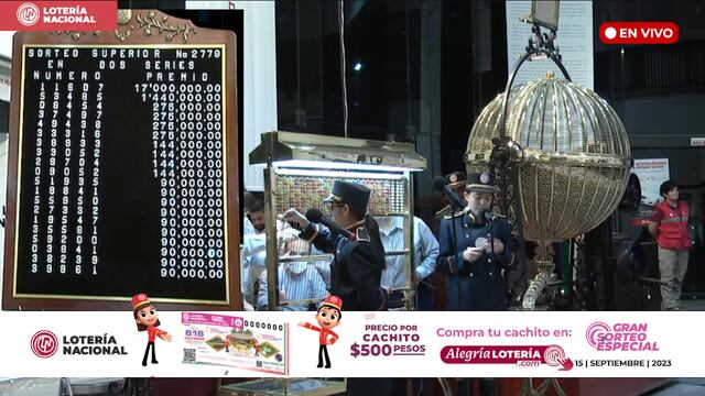 Resultados Sorteo Superior 2779 de Lotería Nacional en vivo: ganadores de hoy 8 de septiembre
