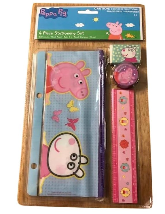 Set de útiles escolares Peppa Pig