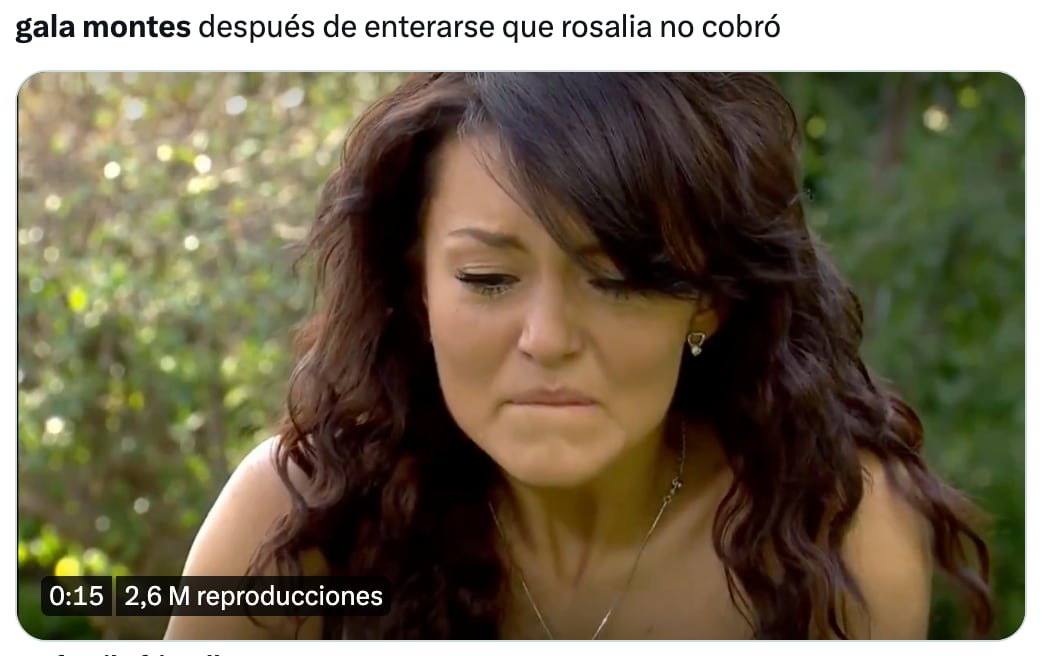 Gala Montes inspira memes por su "castigo" a Rosalía
