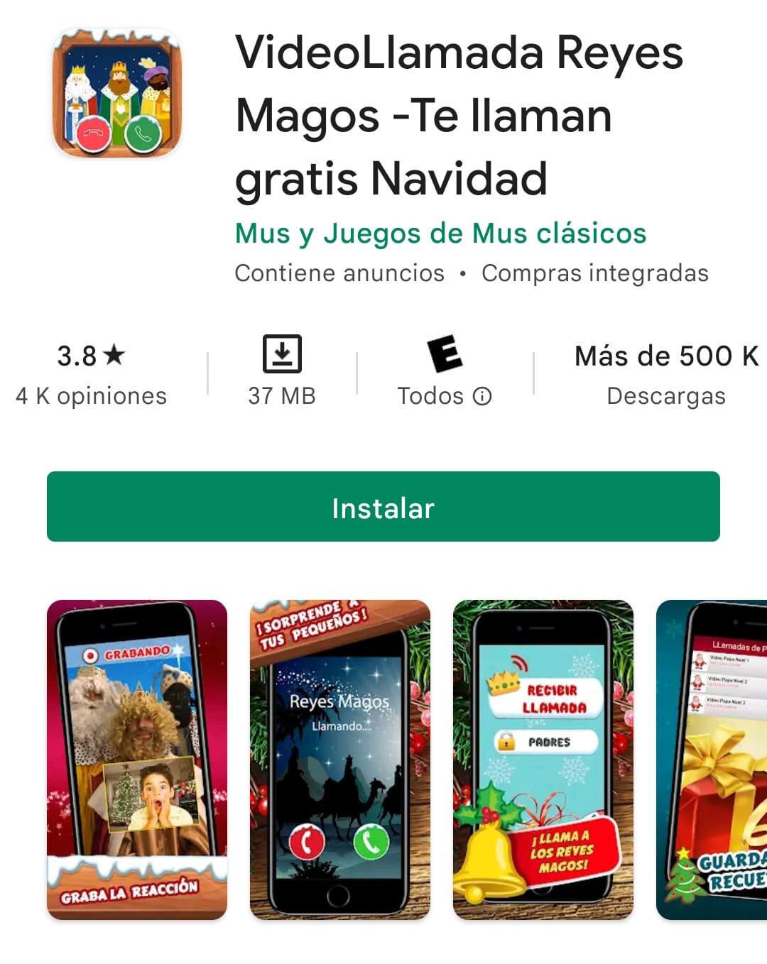 Reyes Magos: Videollamada