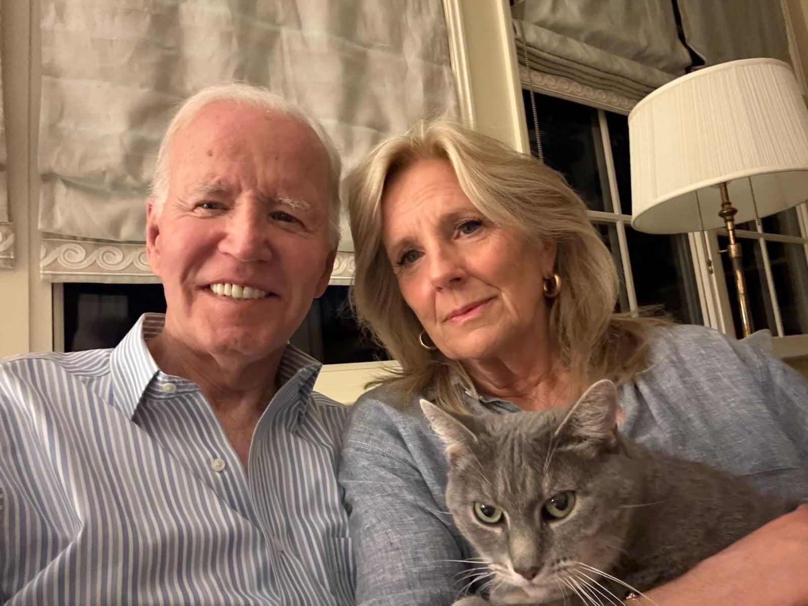 Joe Biden con su esposa, Jill Biden
