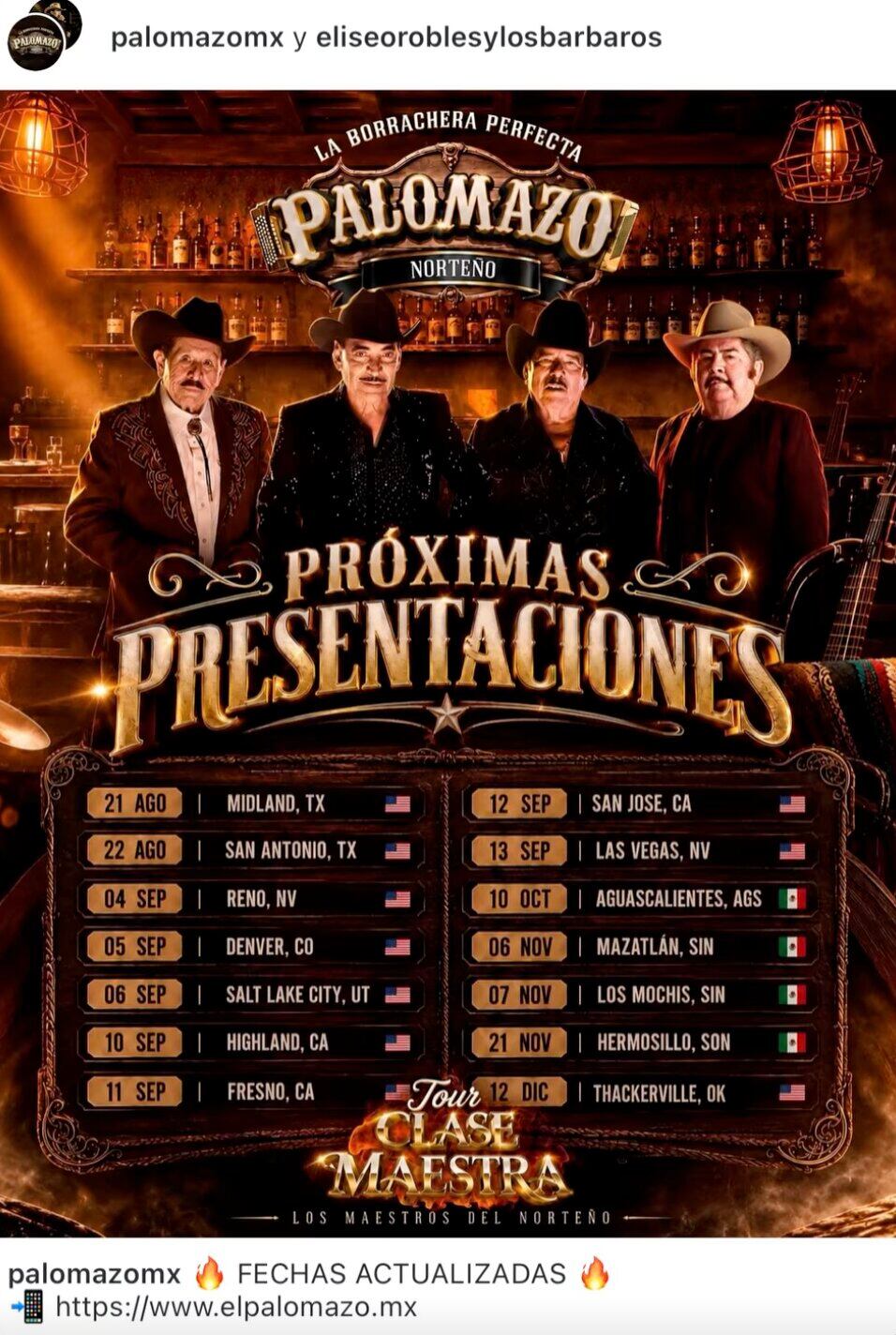 Fechas Palomazo Norteño