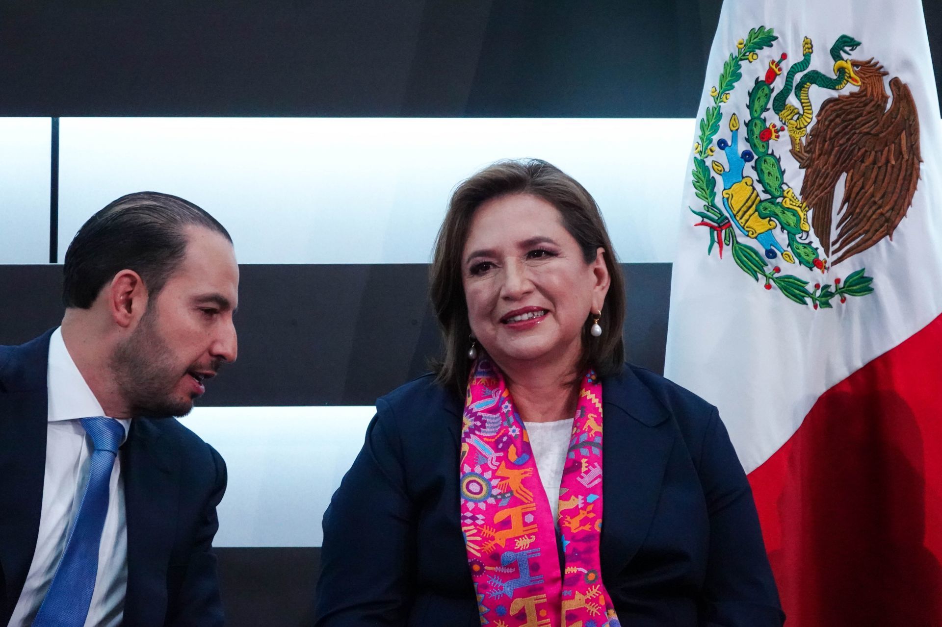 Marko Cortés y Xóchitl Gálvez