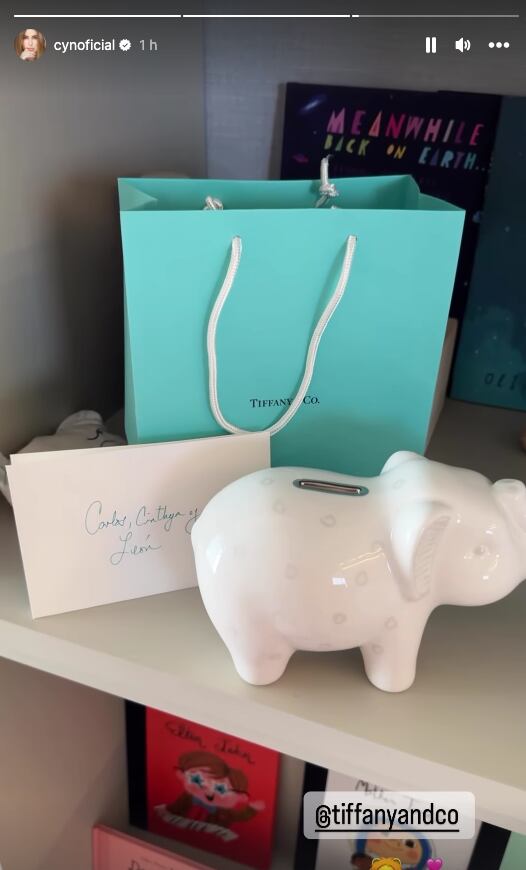 El hijo de Cynthia Rodríguez y Carlos Rivera recibe su primer regalo lujoso