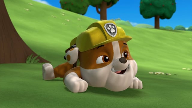 Dibujos de Rubble de Paw Patrol de Pascua