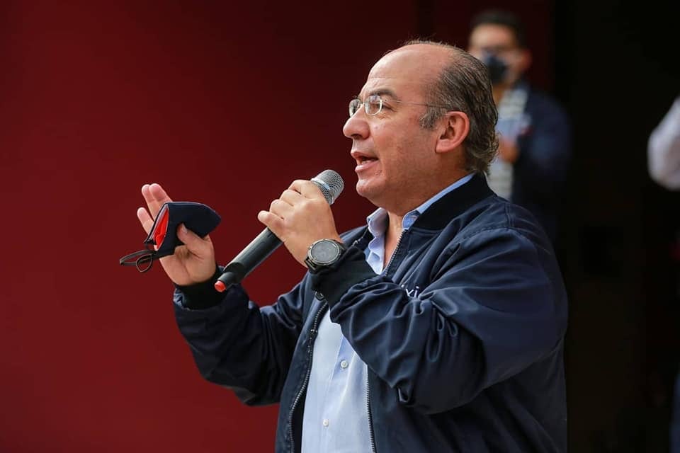 Felipe Calderón llamó a votar por los candidatos de Va por México para evitar que Morena obtenga la mayoría en el Congreso