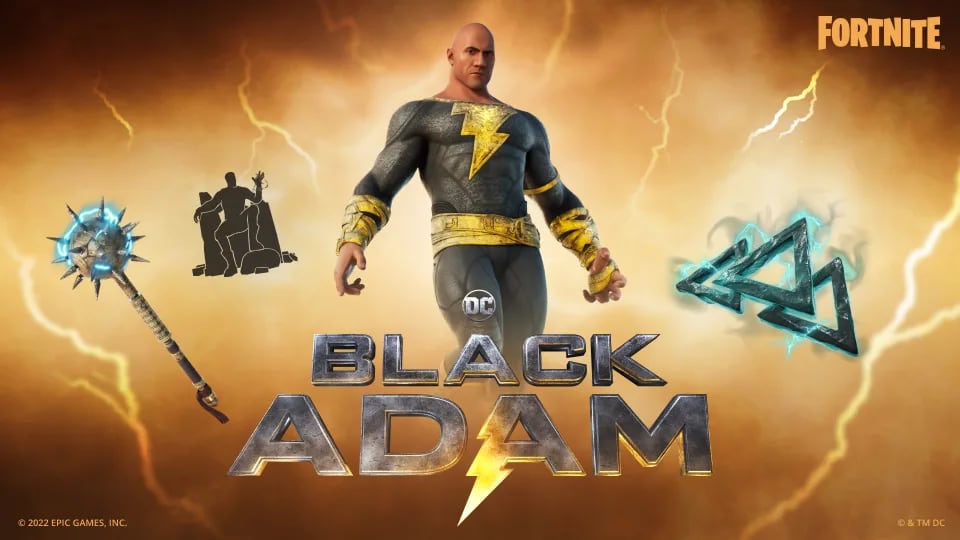 Skin de Black Adam en Fortnite