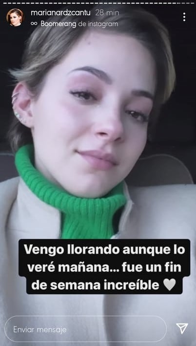 Mariana Rodríguez llora por regresar a bebé al DIF.