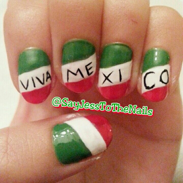 Diseños de uñas para las fiestas patrias: ¡Viva México!