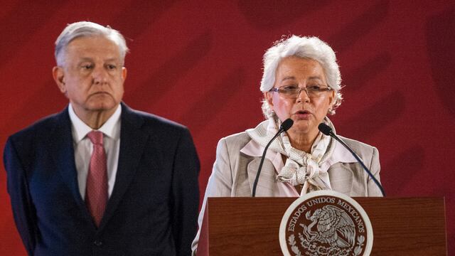 Olga Sánchez Cordero, titular de la Secretaría de Gobernación.