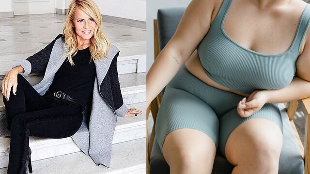 Cecilia Bolocco y mujer talla grande