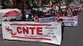CNTE anuncia movilizaciones en CDMX y Oaxaca; habrá plantón en el Zócalo