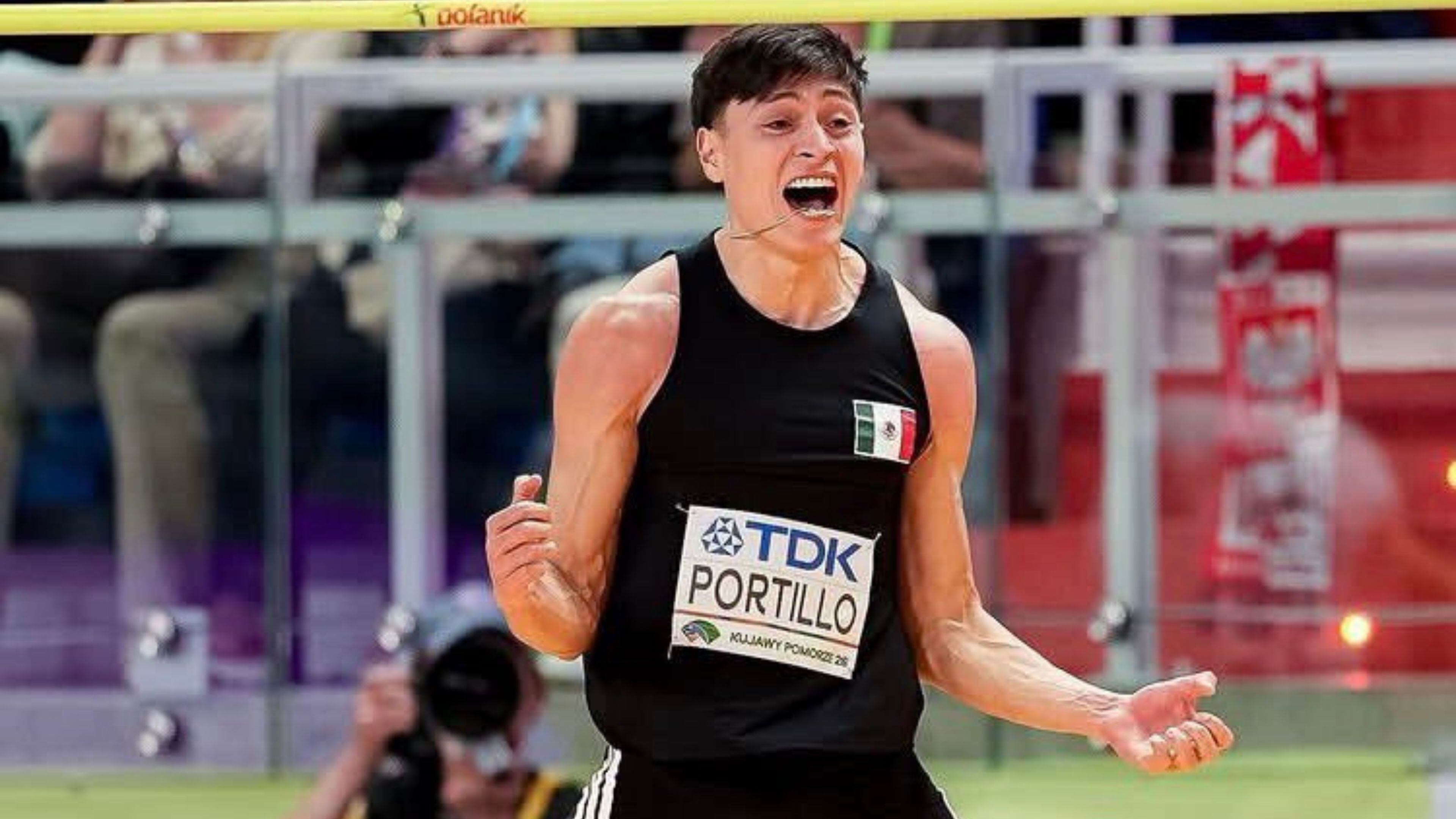 Erick Portillo gana plata en el Mundial de Atletismo Bajo Techo
