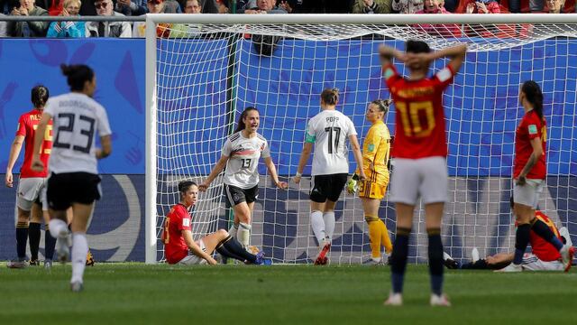 España cayó de manera dolorosa ante Alemania