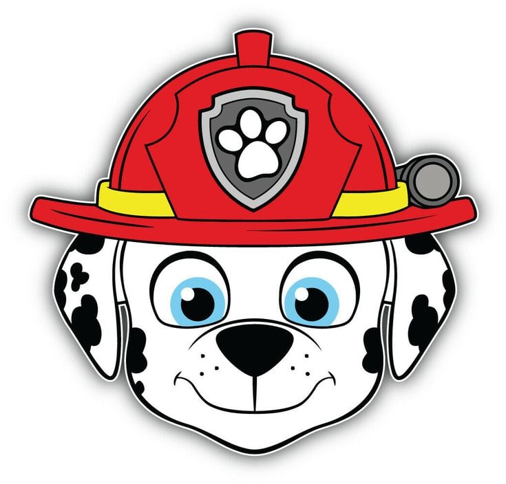 Stickers de Marshall de Paw Patrol para descargar