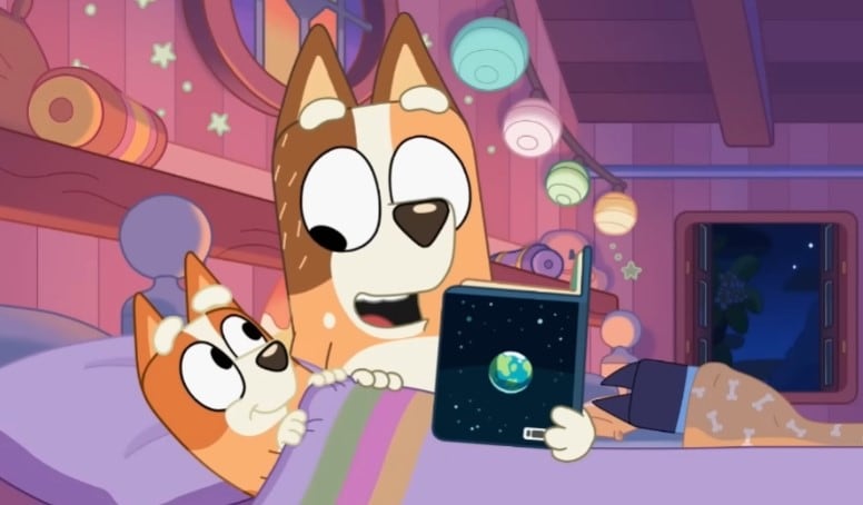 A leer con Bluey