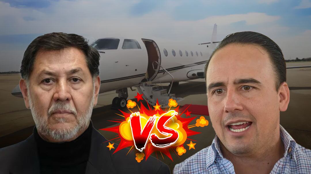 Noroña acusa al gobierno de Coahuila de filtrar su vuelo en avión privado