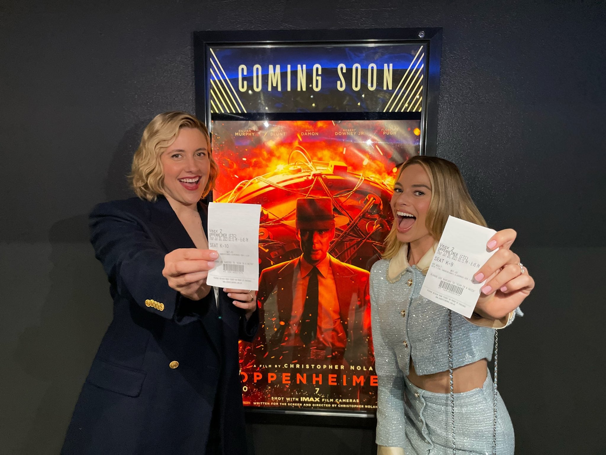 Margot Robbie y Greta Gerwig