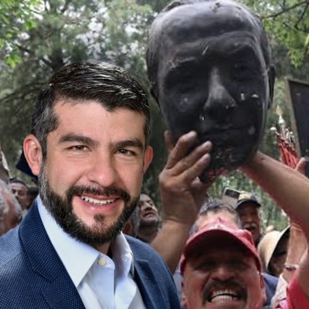 Mauricio Tabe reclama restricciones en Los Pinos tras decapitación de estatua de Calderón