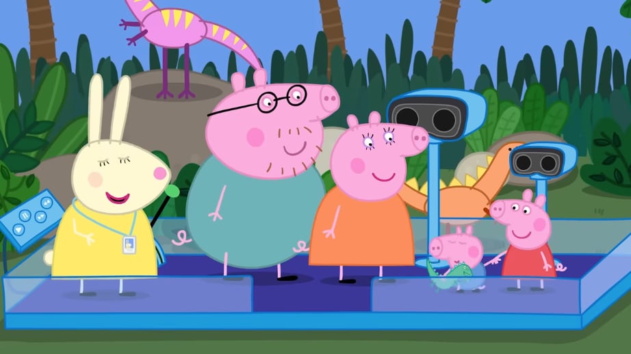 Peppa Pig español por estreno de Jurassic World Rebirth