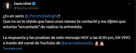 Poncho de Nigris y Ana María Alvarado