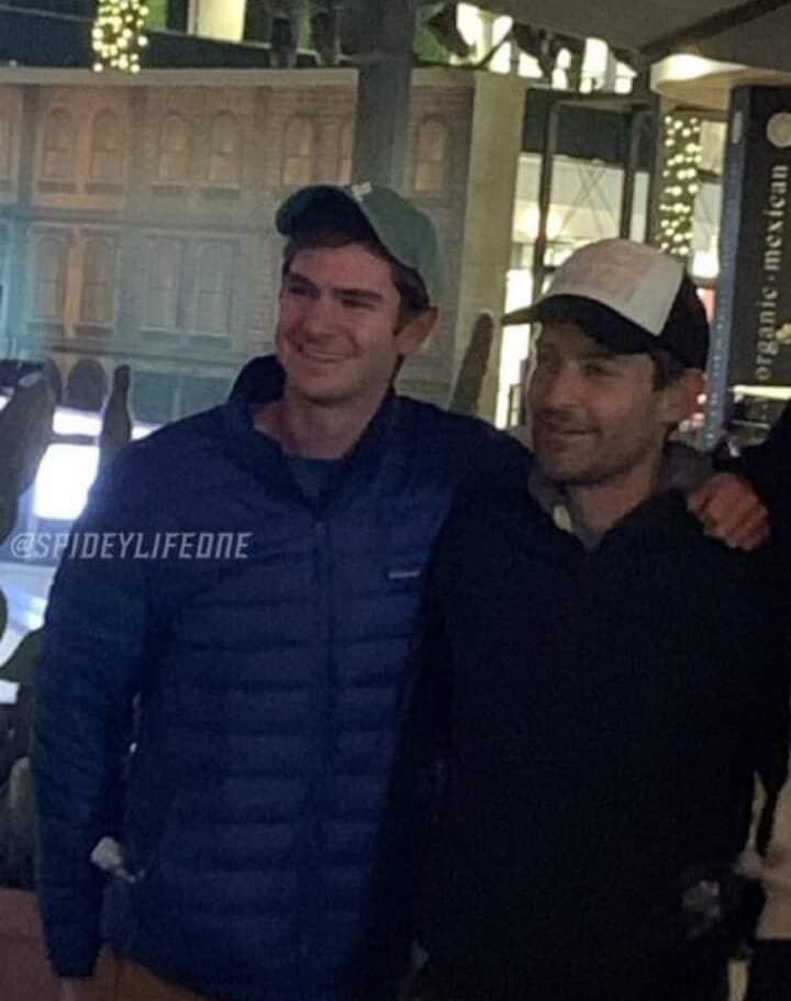 Andrew Garfield y Tobey Maguire