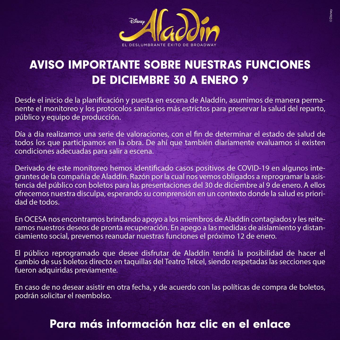 ‘Aladdín’, el musical