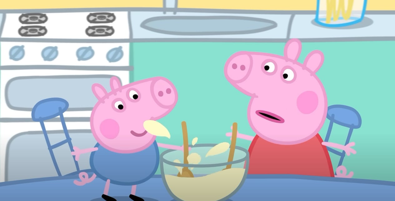 32 minutos de Peppa Pig cocinando en YouTube
