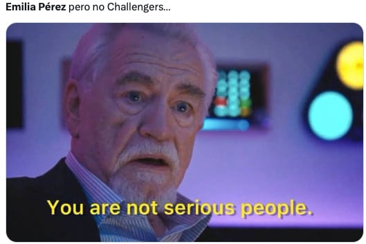 Memes de las nominaciones a los Oscar 2025