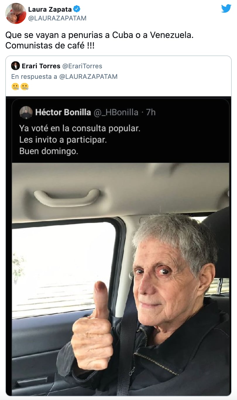 Laura Zapata sobre Consulta Popular