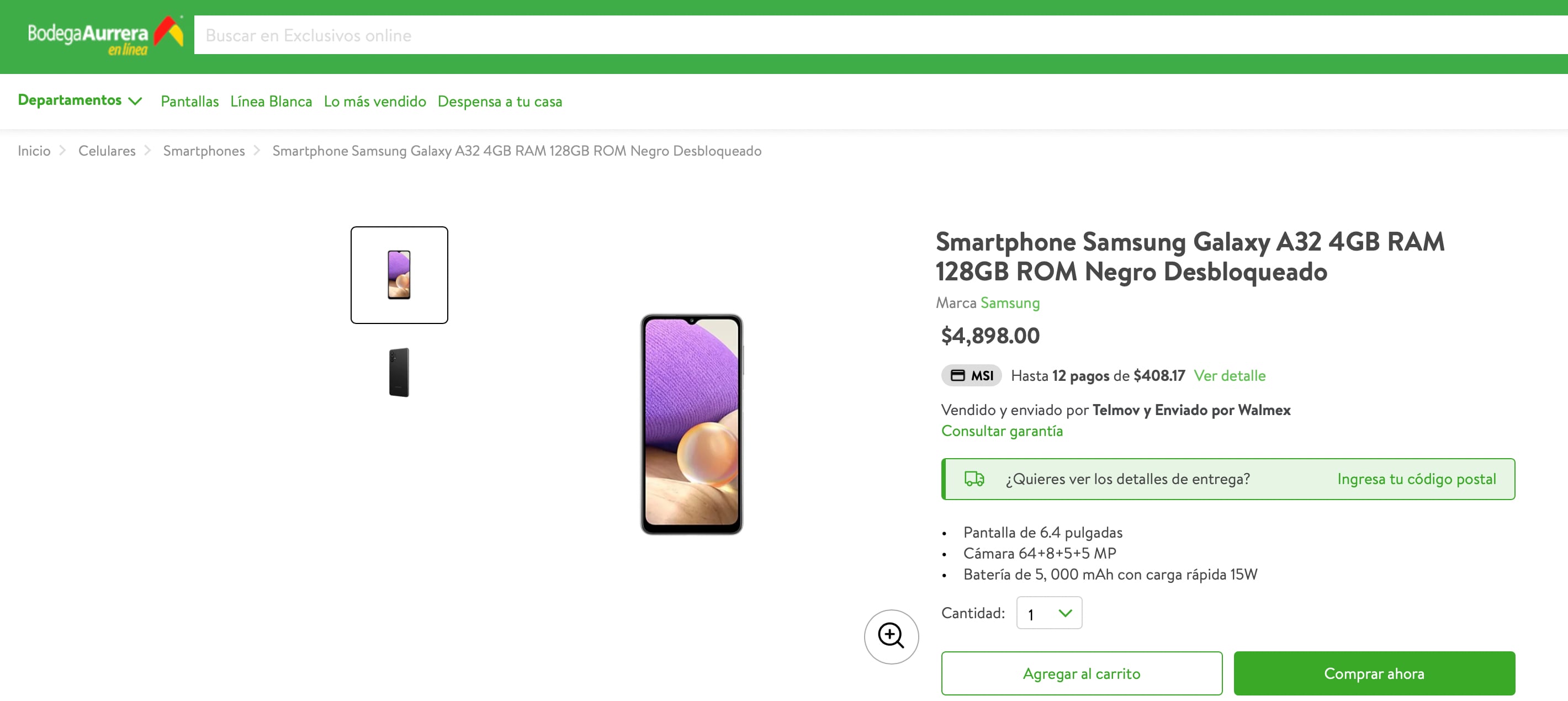 5 mejores smartphones para comprar en Bodega Aurrera en menos de 5 mil pesos