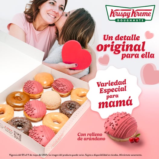 Donas Krispy Kreme del Día de las Madres