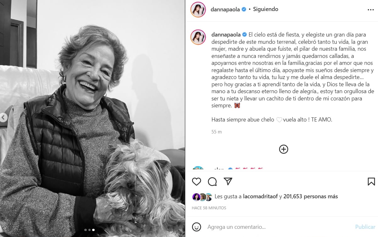 Abuelita de Danna Paola