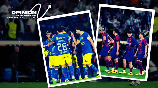 América y Barça, el ejemplo de cómo ser un mal perdedor