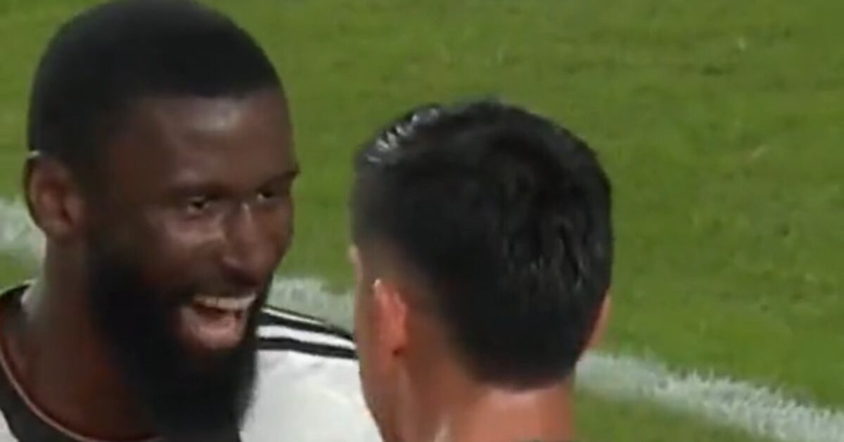 El momento preciso en el que Edson Álvarez encara a Antonio Rüdiger por ...