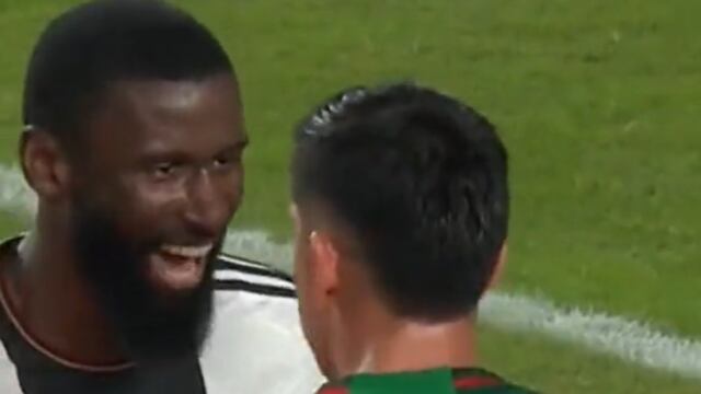 Edson Álvarez se encaró con Antonio Rudiger