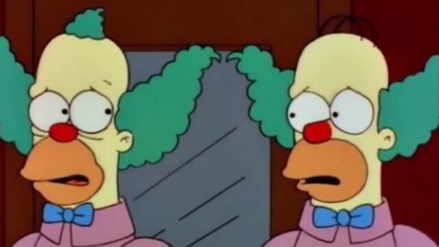 Homero y Krusty