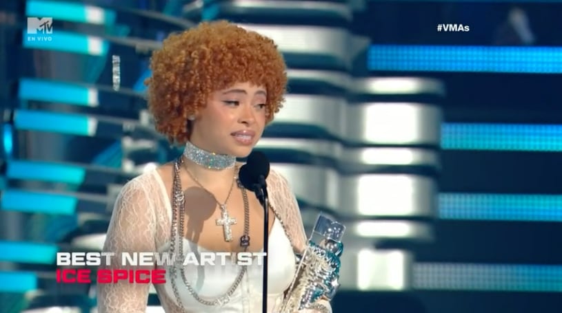 Ice Spice gana en Mejor Artista Nuevo en los MTV Video Music Awards 2023 en vivo