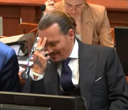Johnny Depp reacciona a respuesta de Amber Heard