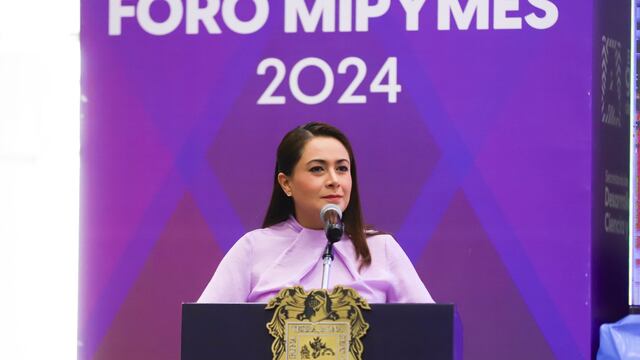 Tere Jiménez en el Foro Mipymes 2024 en Aguascalientes