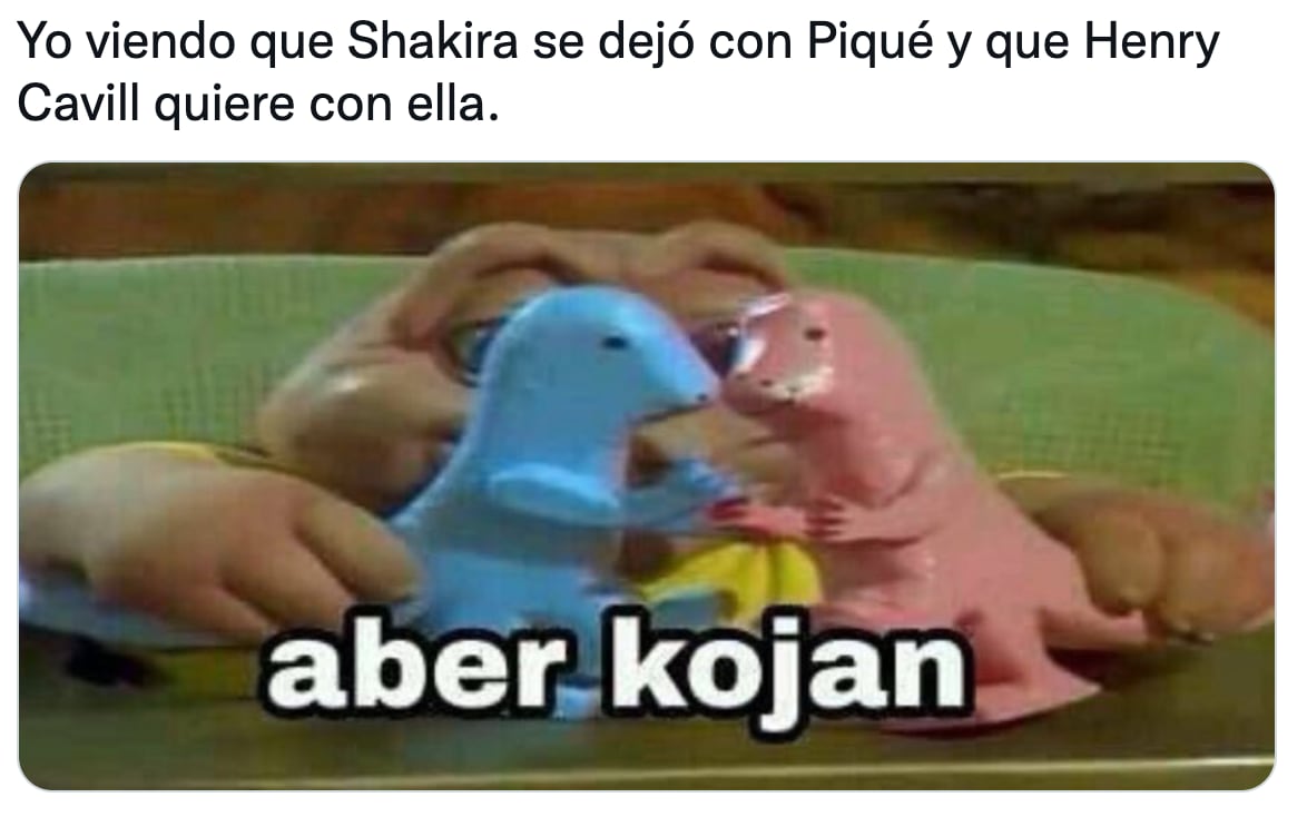 Memes de Shakira y Henry Cavill tras supuesta separación con Piqué