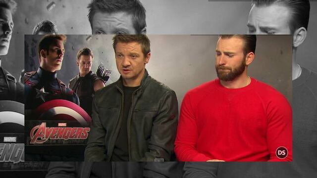 Jeremy Renner y Chris Evans