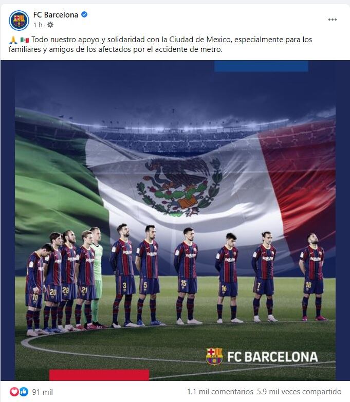 Apoyo del FC Barcelona
