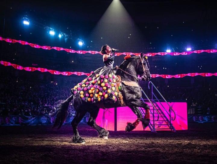 Ángela Aguilar en Jaripeo hasta los huesos