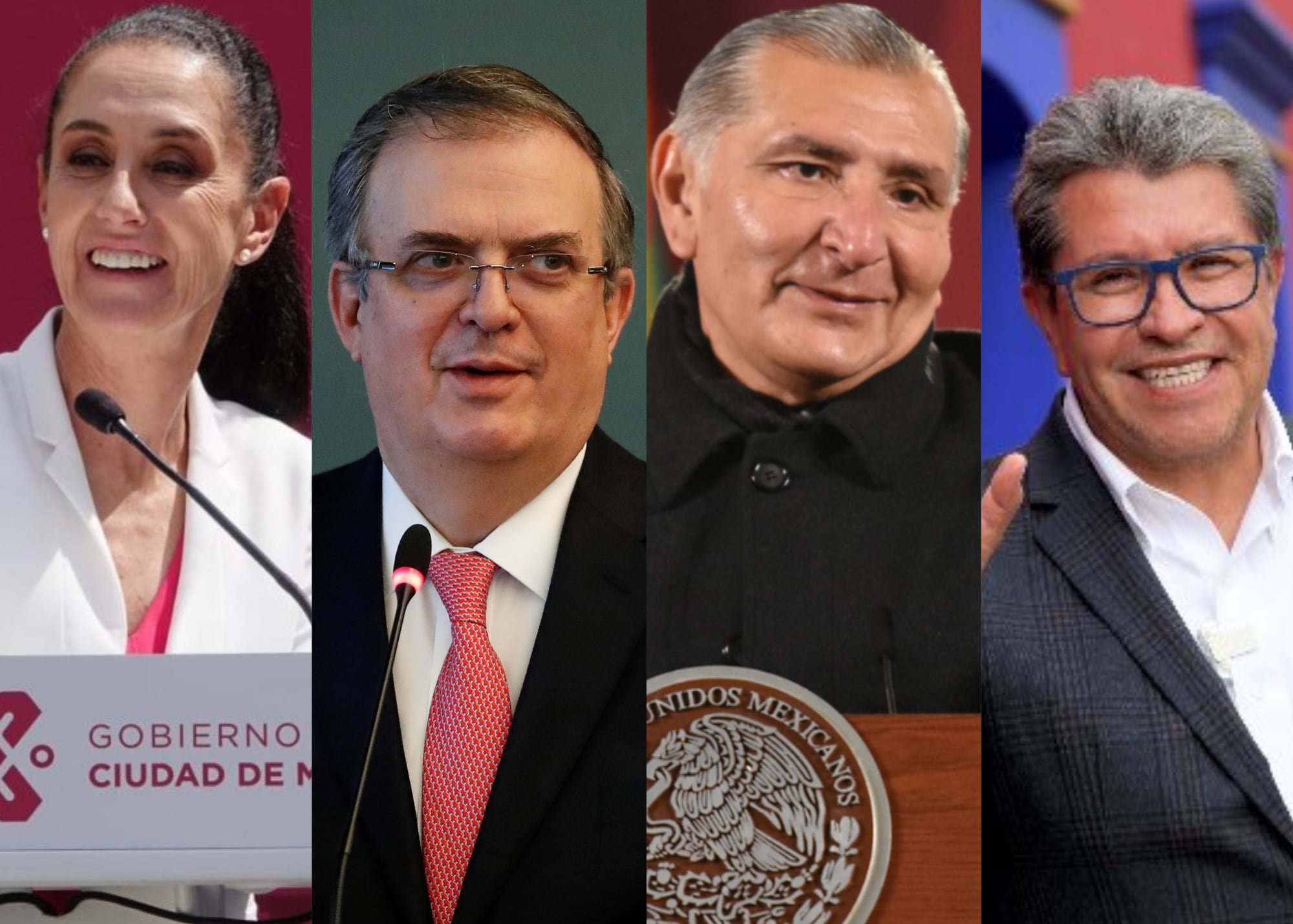 Corcholatas de Morena en la cuarta reunión plenaria