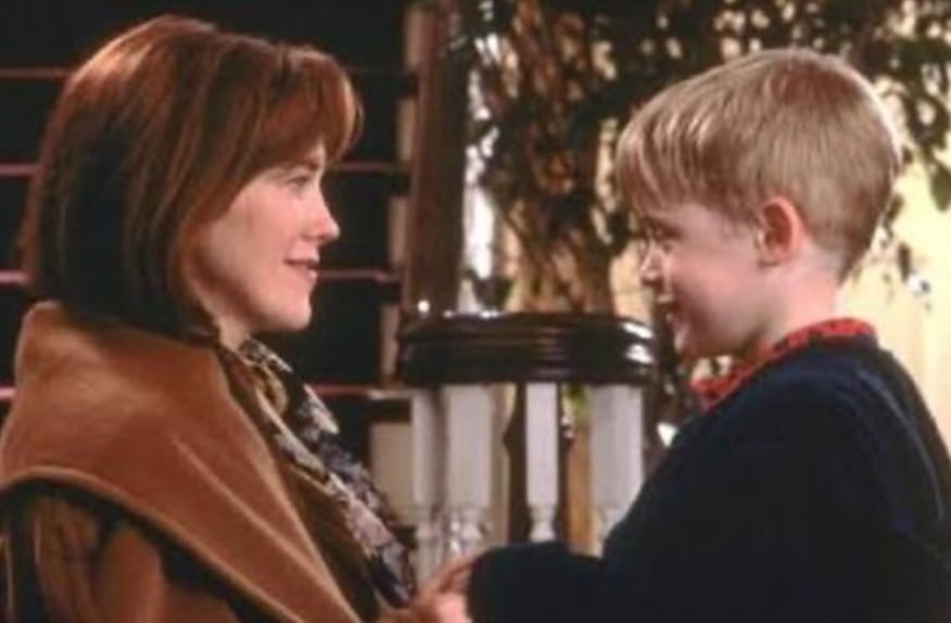 Catherine O'Hara y Macaulay Culkin en Mi Pobre Angelito