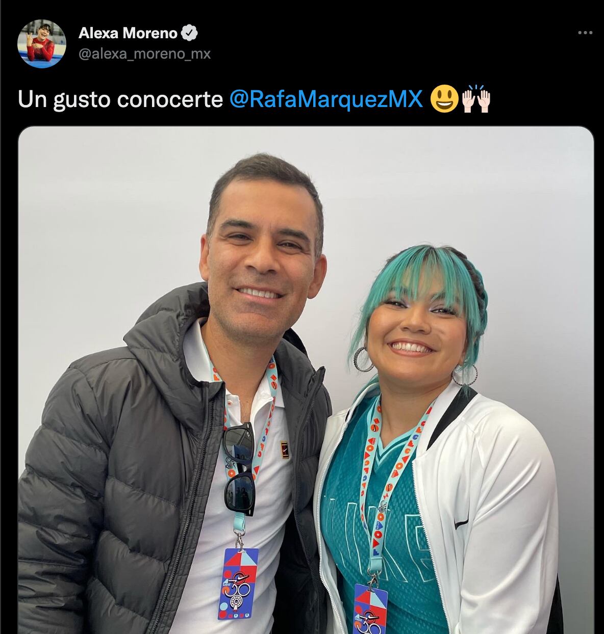 Rafael Márquez y Alexa Moreno