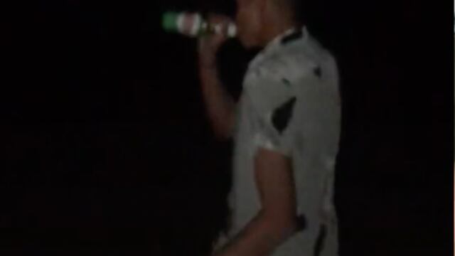 Se cae del barranco a mitad de la noche