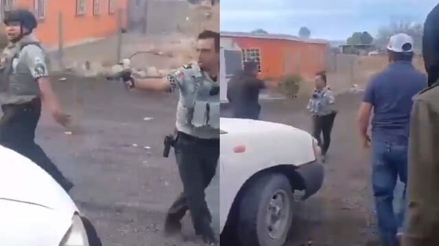 San Luis Potosí: habitantes y Guardia Nacional se enfrentan por rapiña de lavadoras